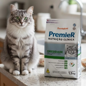 Ração Premier Nutrição Clínica Obesidade para Gatos Adultos - 1,5kg
